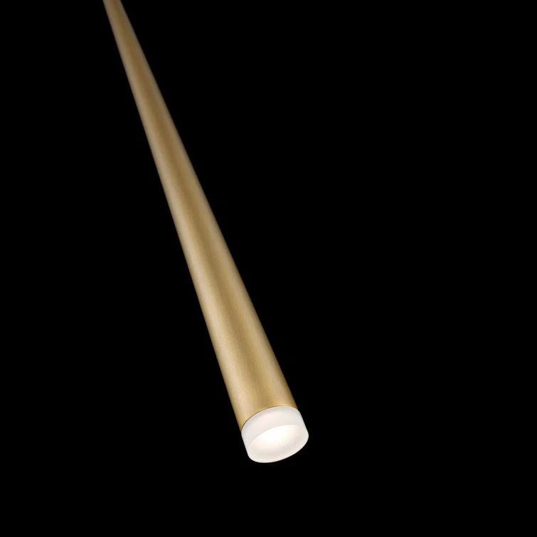 Cascade Dimmable LED Pendant with Clear Crystal Shade
