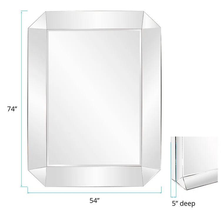 Beveled Wall Mirror