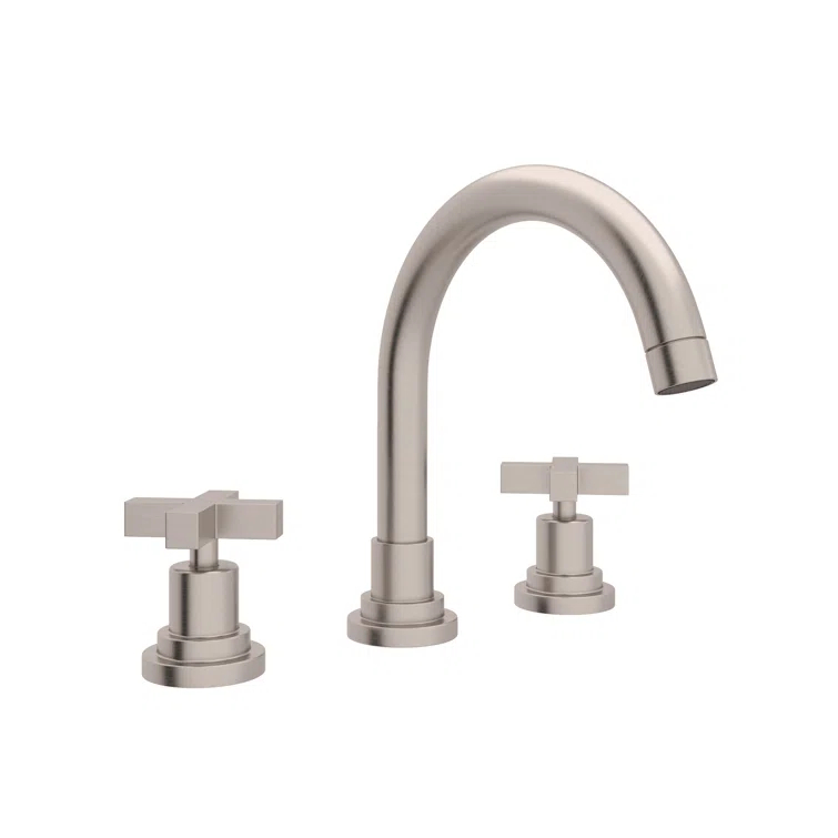 Lombardia Widespread Lavatory Faucet With C-Spout