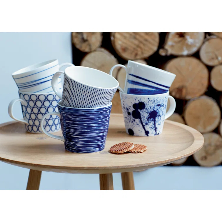 Pacific Mixed Patterns Mugs (Set of 6)
