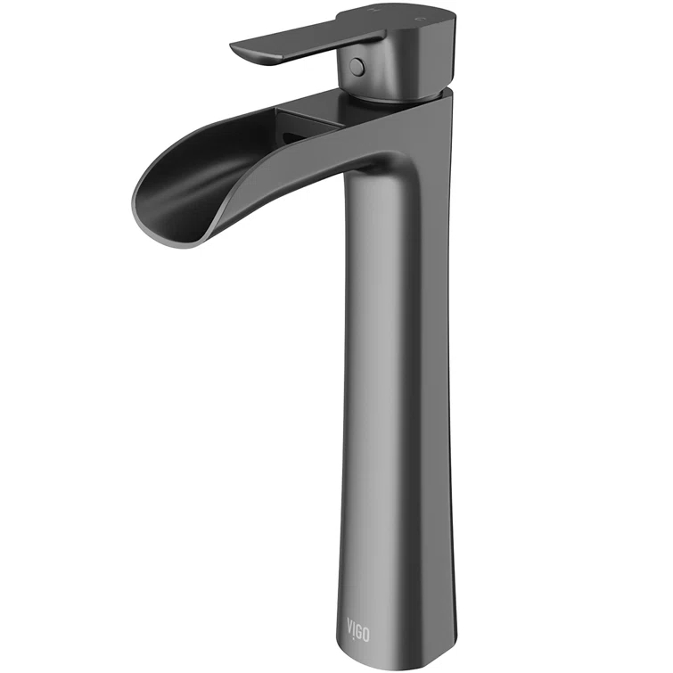 Niko 11" H Single Handle Vessel Sink Bathroom Faucetwith Pop-up Drain