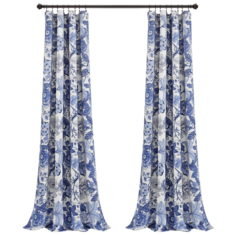 Lush Decor Polyester Room Darkening Curtain Pair (Set of 2)