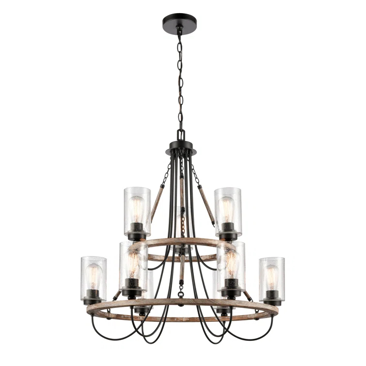 Paladin 9 - Light Dimmable Cylinder Chandelier