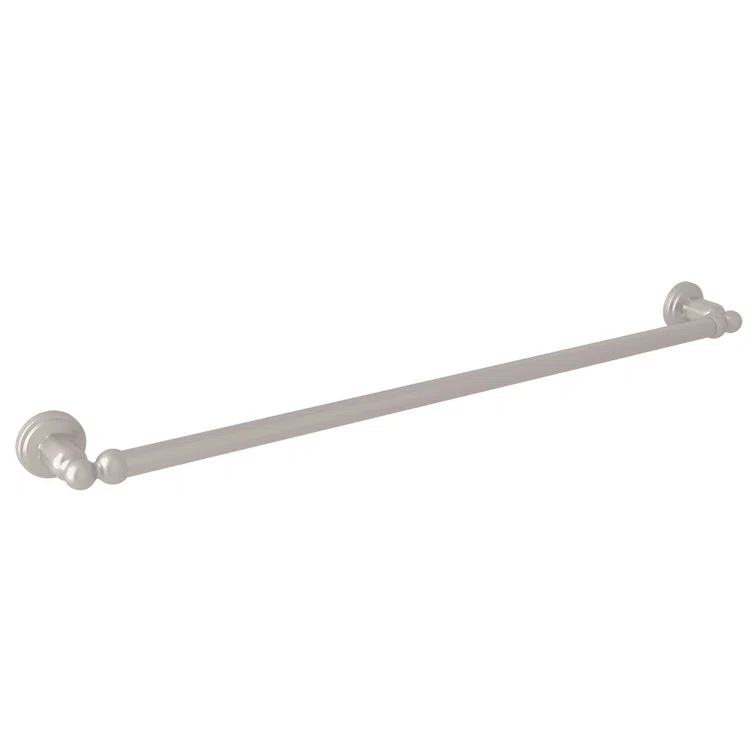 Polished Nickel Classic 25.5" Wall Mounted Towel Bar