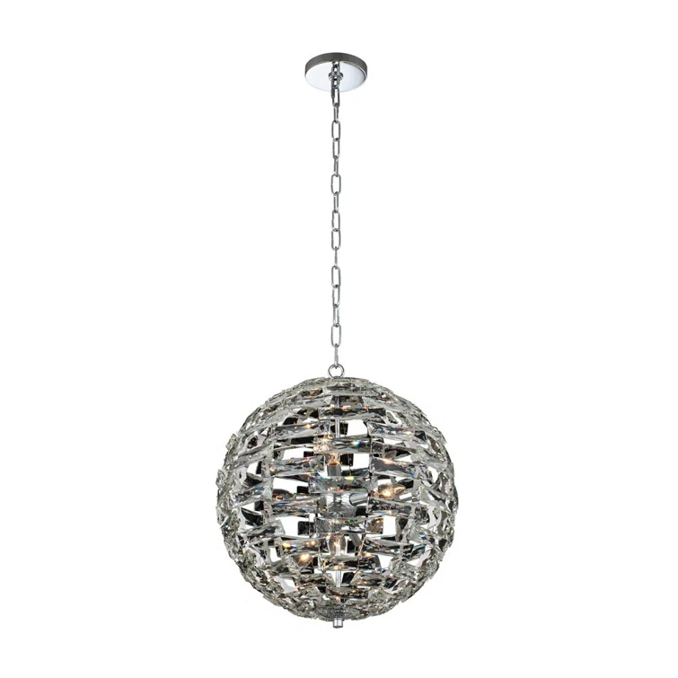 Alta 9 - Light Polished Chrome Unique/Statement Pendant