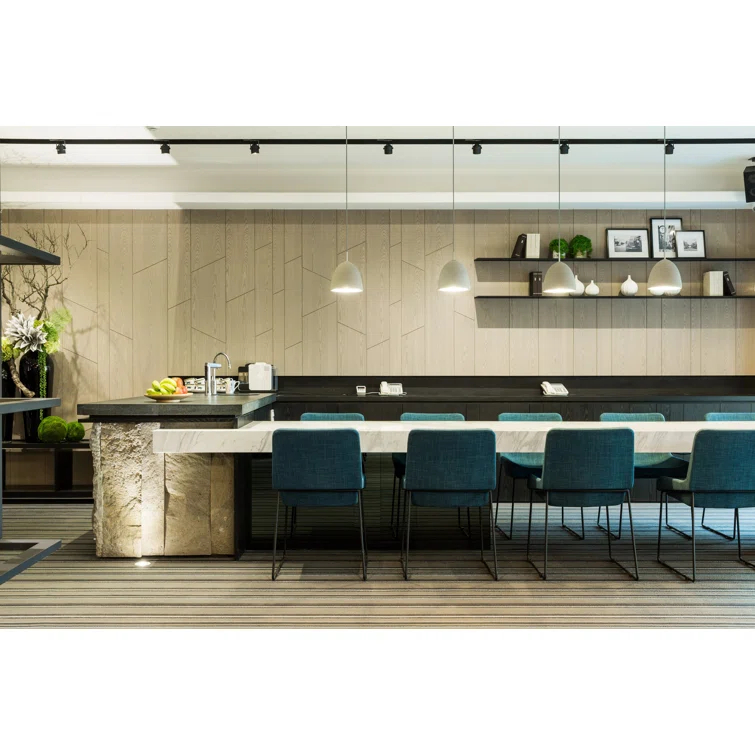 Small Gray Concrete and Glass Pendant Light