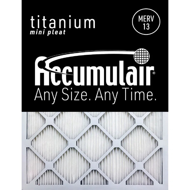 Accumulair Universal Air Filter for Air Conditioner (Set of 4)