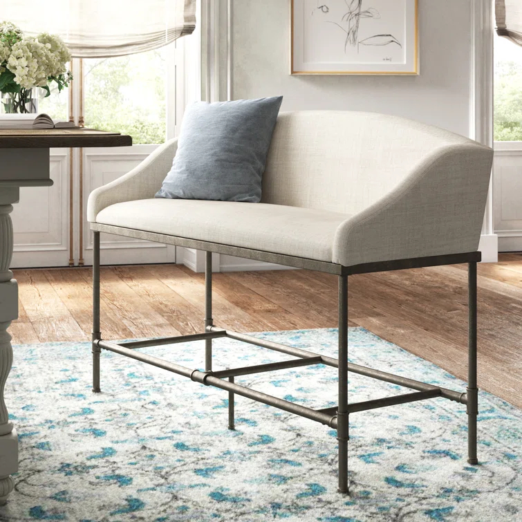 Carrie Fabric Upholstered Bench