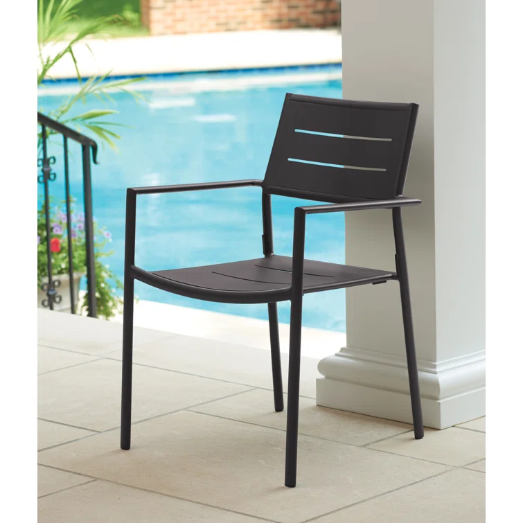 Eiland Outdoor Stacking Dining Armchair