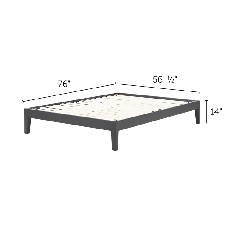Vito Solid Wood Platform Bed