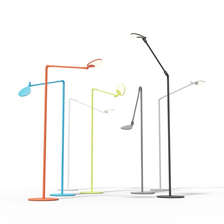 Koncept Technologies Inc Splitty 45.3'' LED Swing Arm Floor Lamp with USB