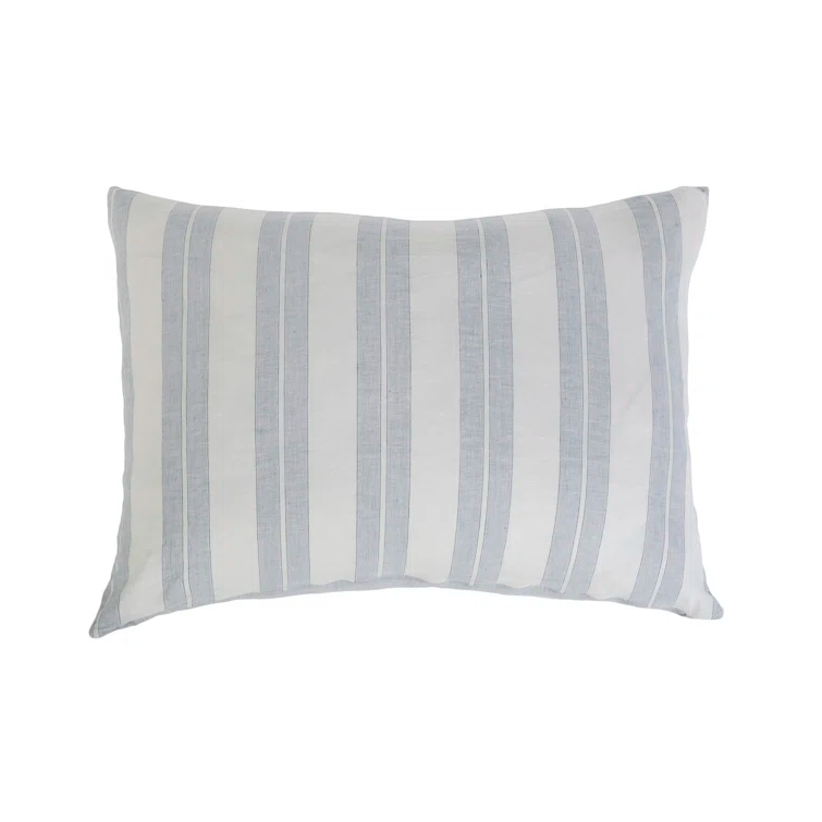 Carter Feather Linen Reversible Throw Pillow