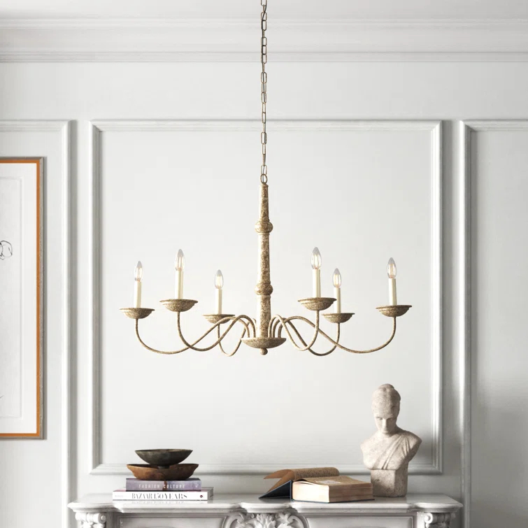 Kelly Clarkson Home Calando 6 - Light Dimmable Classic / Traditional Chandelier