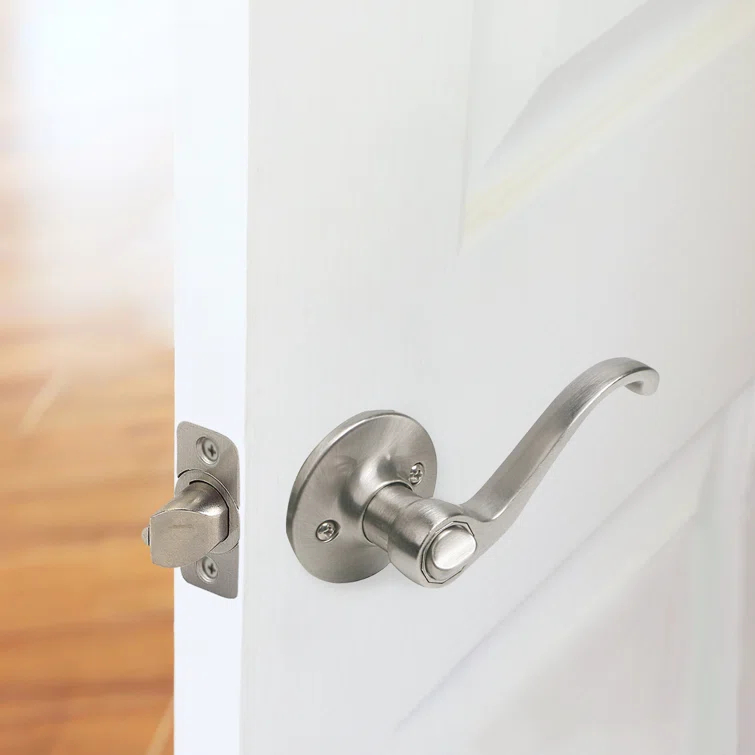 Scroll Privacy Bed/Bath Door Lever