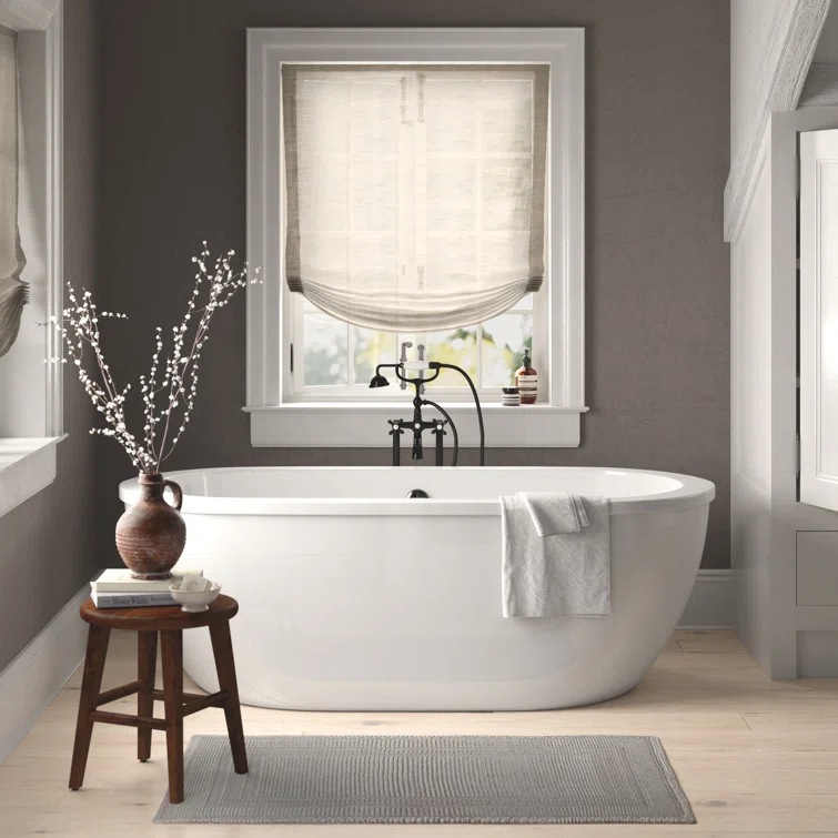 71" x 34" Freestanding Soaking Bathtub