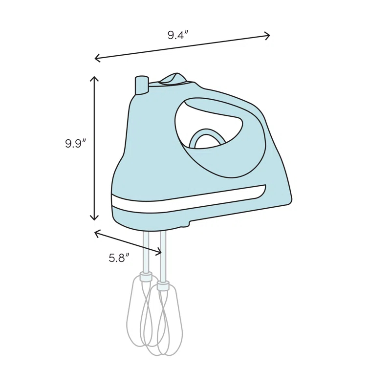 Hamilton Beach 62695V Hamilton Beach® Hand Mixer with Snap-on Case