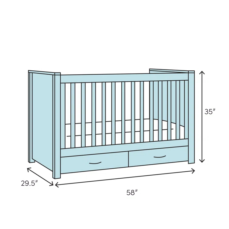 Equinox 3-in-1 Convertible Crib