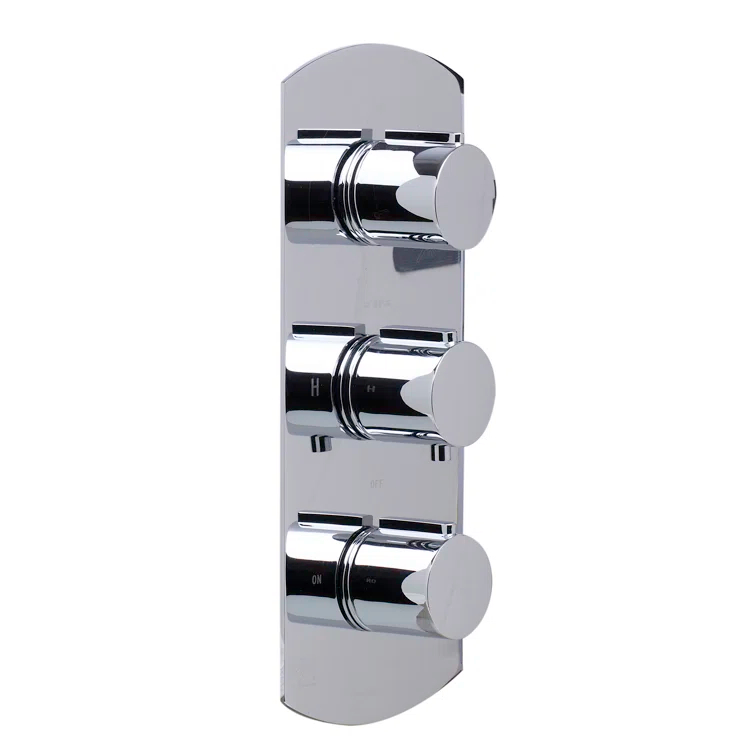 Concealed 3 Way Thermostatic Valve Shower Mixer