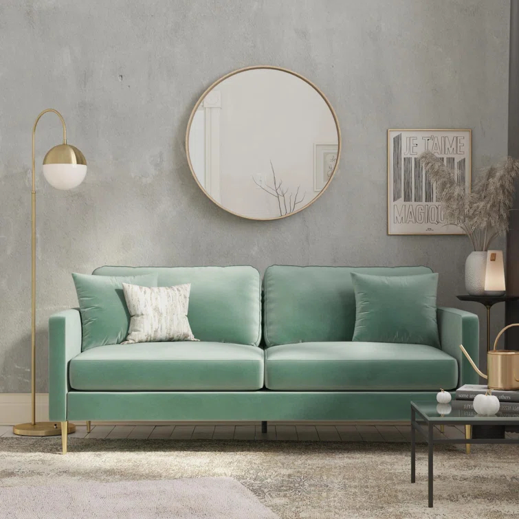 Highland 72" Square Arm Sofa