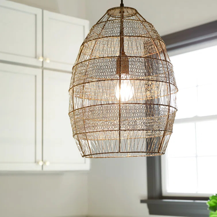 Neddie Single Light Metal Dimmable Pendant