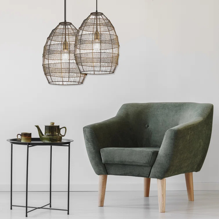 Neddie Single Light Metal Dimmable Pendant