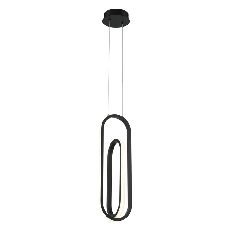 1 - Light Gold LED Single Pendant