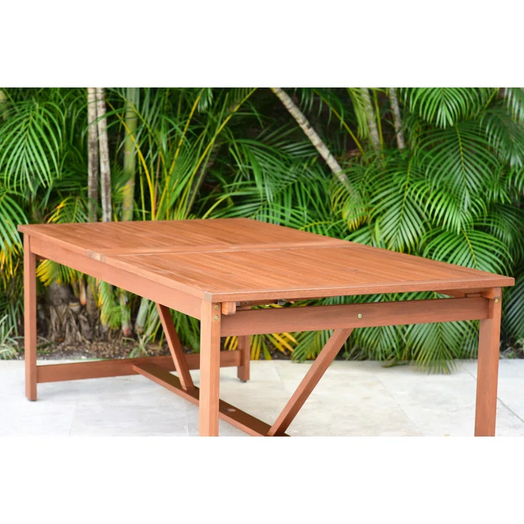 Anautica 79'' Rectangular 8 - Person Outdoor Dining Set