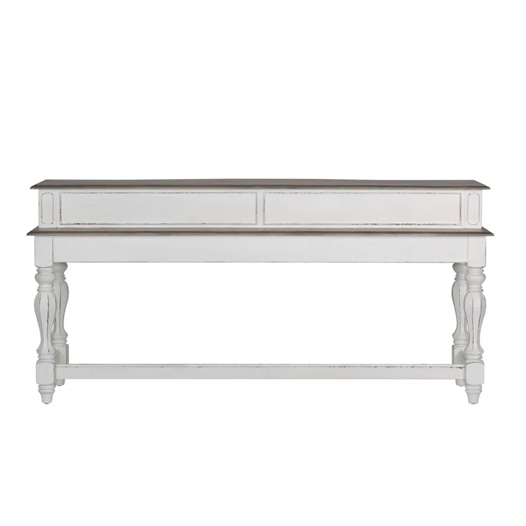 Magnolia Manor 76'' Solid Wood Console Table