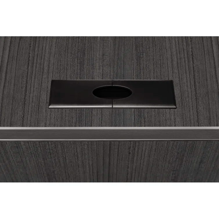 Regency Legacy L Desk with Double Pedestal Drawer Unit