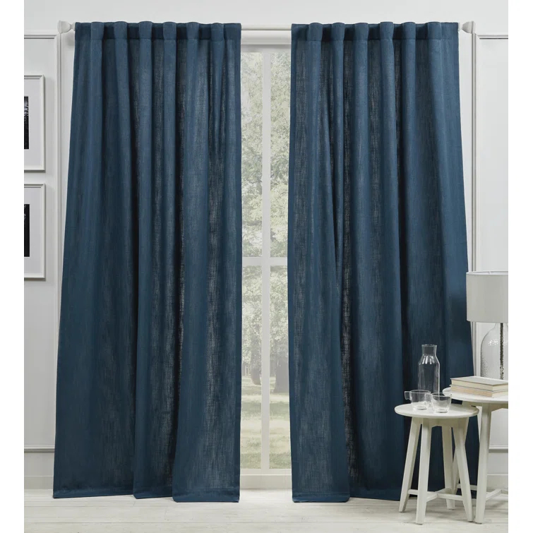 Lauren Ralph Lauren Vienna Light Filtering with Lining Back Tab/Rod Pocket Curtain Panel