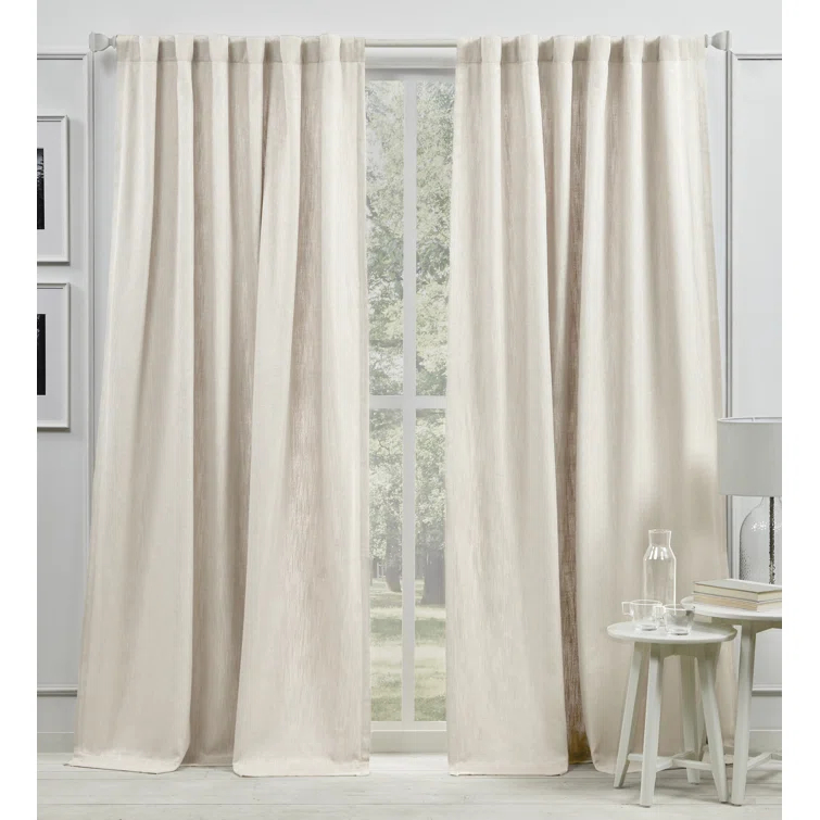 Lauren Ralph Lauren Vienna Light Filtering with Lining Back Tab/Rod Pocket Curtain Panel