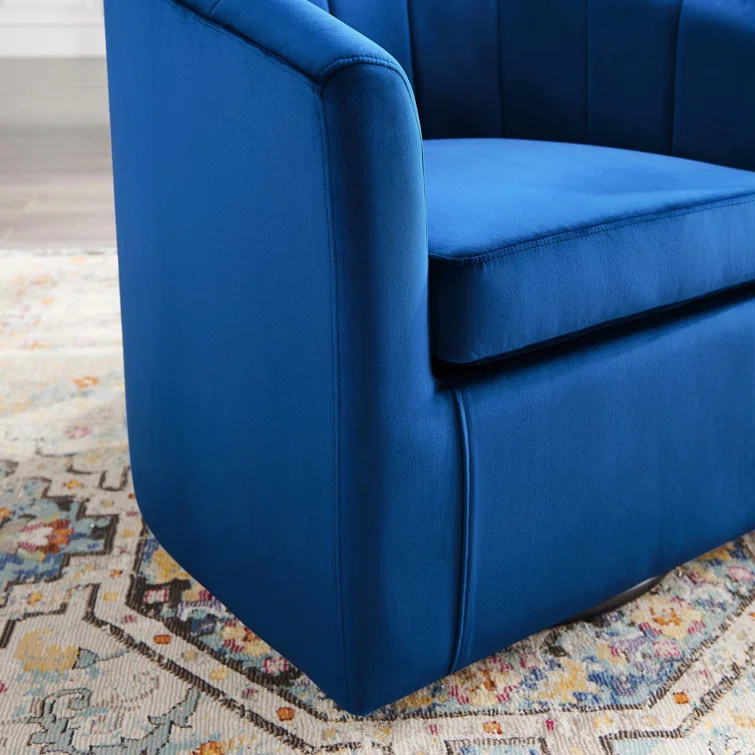 Modway Prospect Performance Velvet Swivel Armchair