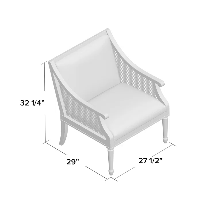 Martha Stewart Isla Farmhouse Accent Chair