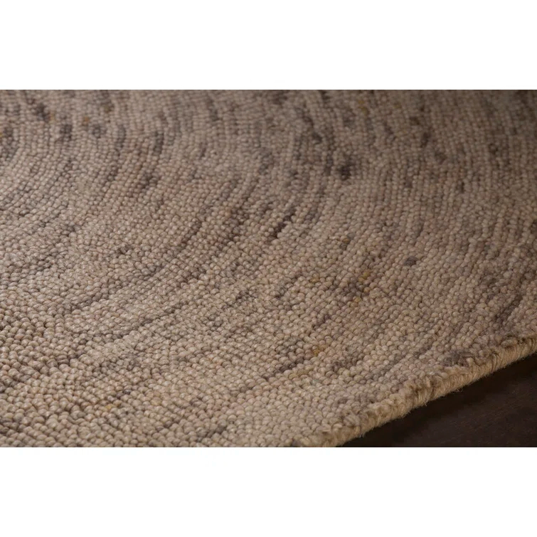 Galaxy Wool Area Rug in Brown And Tan