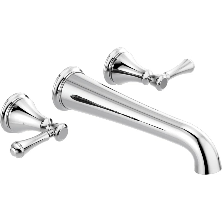 Cassidy Double Handle Wall Mounted Tub Spout Trim