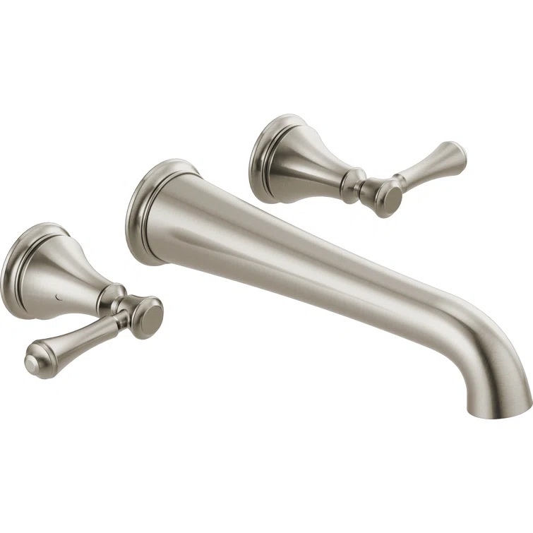Cassidy Double Handle Wall Mounted Tub Spout Trim