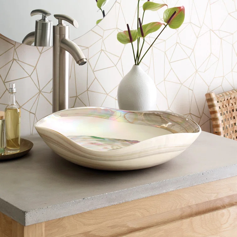 Lido Murano Glass Specialty Vessel Bathroom Sink