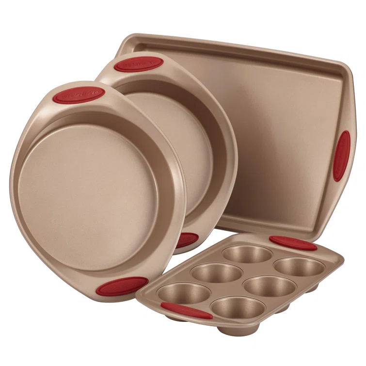 Rachael Ray Cucina Nonstick Baking Pans / Bakeware Set, 4 Piece