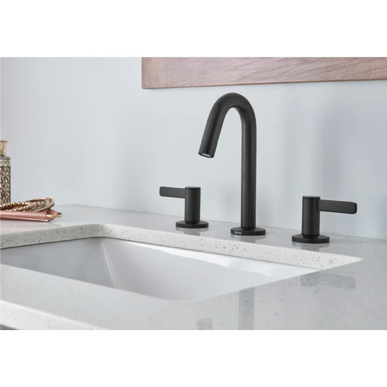 Amalfi Widespread Bathroom Faucet with Drain Assembly