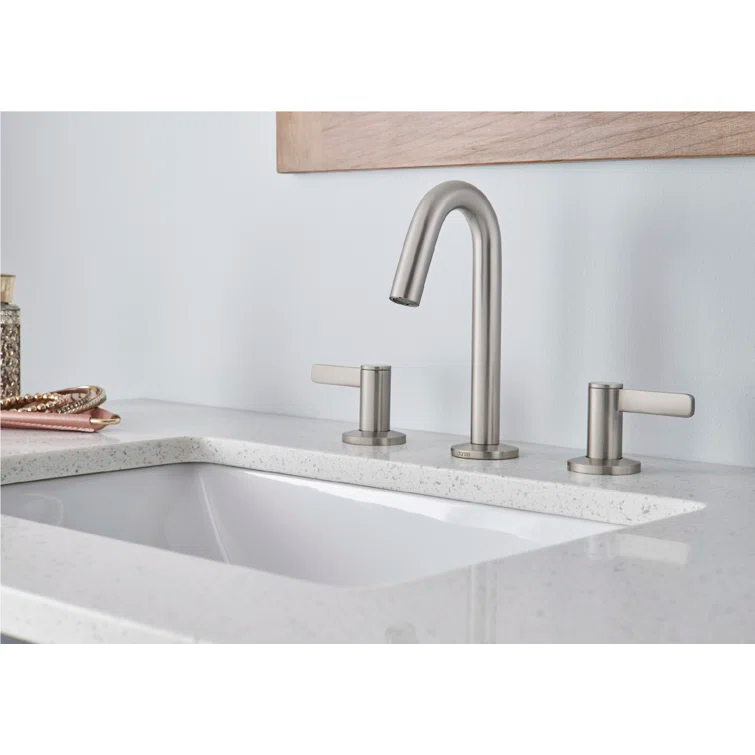 Amalfi Widespread Bathroom Faucet with Drain Assembly
