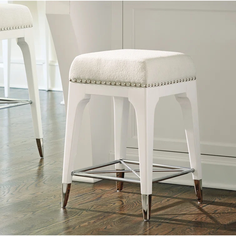 Lexington Avondale Upholstered Counter Stool with Solid Wood Frame