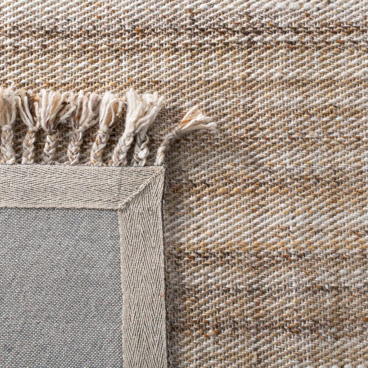 Jahi Lauren Ralph Lauren Hand Loomed 80% Pet Yarn, 20% Cotton Plaid Rug