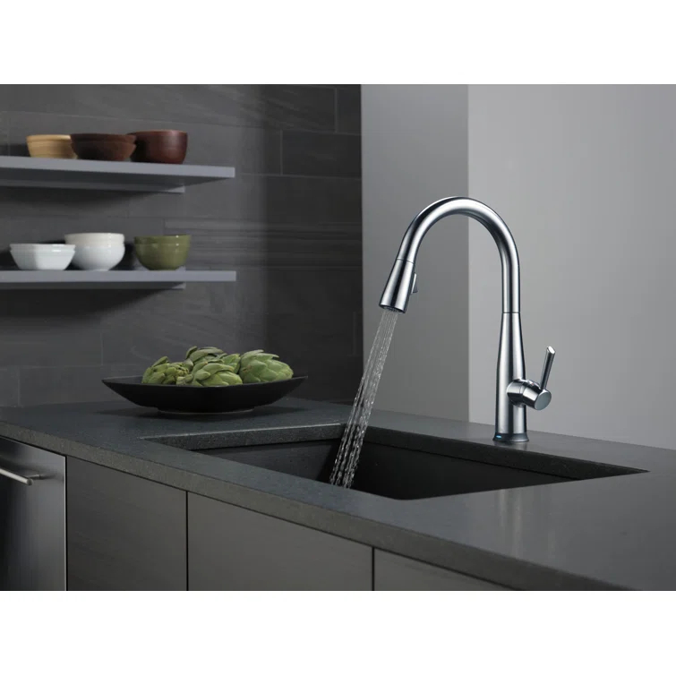 Essa Pull Down Sprayer Touch and Voice Control Kitchen Sink Faucet, Touch Control Kitchen Faucet
