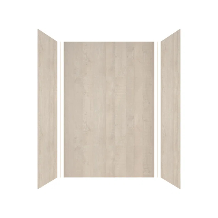 Expressions 48'' W 36'' D 72'' H Glue Up Solid Surface Wall