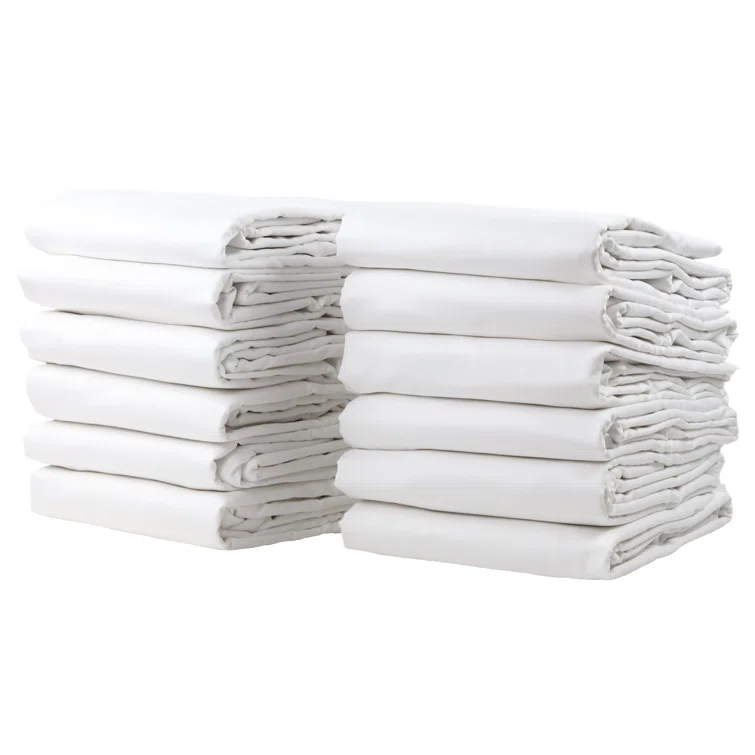 1888 Mills Dependability Deep Pocket 180 Thread Count Cotton Blend Percale Case Pack (Set of 12)