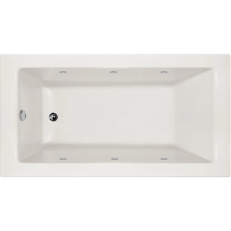 Sydney 60'' x 34'' Alcove / Tile In Whirlpool Acrylic Bathtub