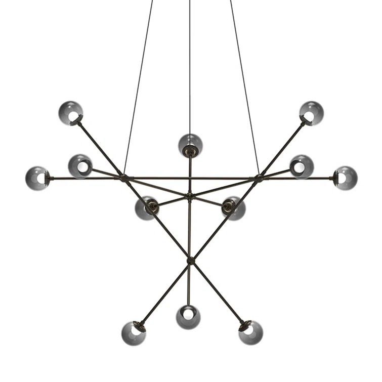 SONNEMAN Proton™ 12 - Light Dimmable LED Sputnik Sphere Chandelier