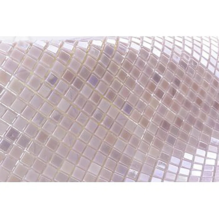 Galaxy 0.3125 in. x 0.3125 in. Iridescent Glass Pressed Edge Tiny Square Mosaic Wall Pool & Floor Tile