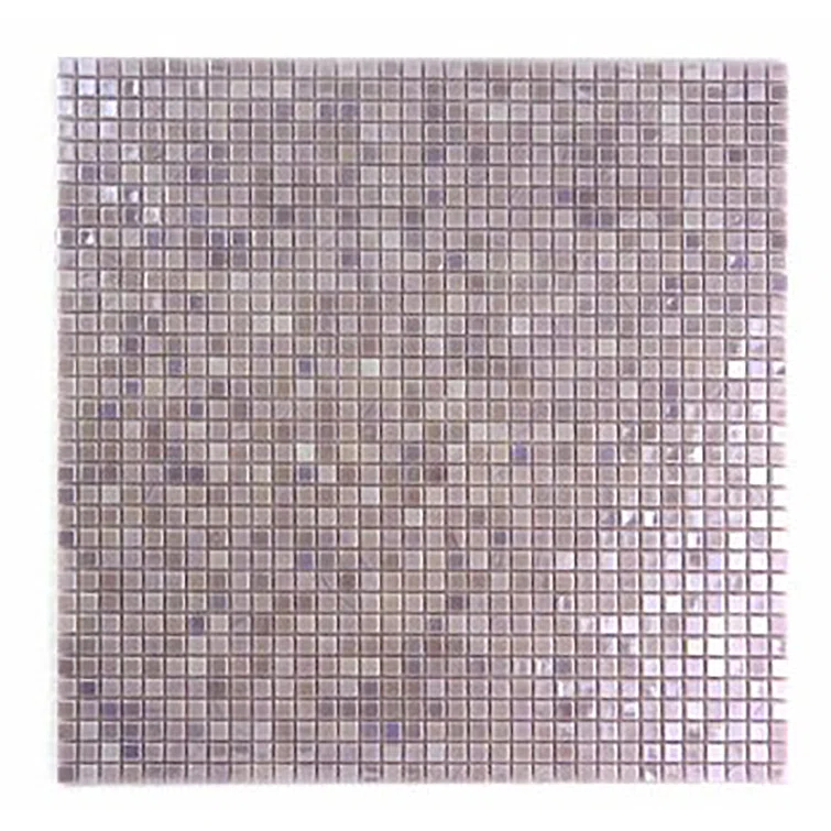 Galaxy 0.3125 in. x 0.3125 in. Iridescent Glass Pressed Edge Tiny Square Mosaic Wall Pool & Floor Tile