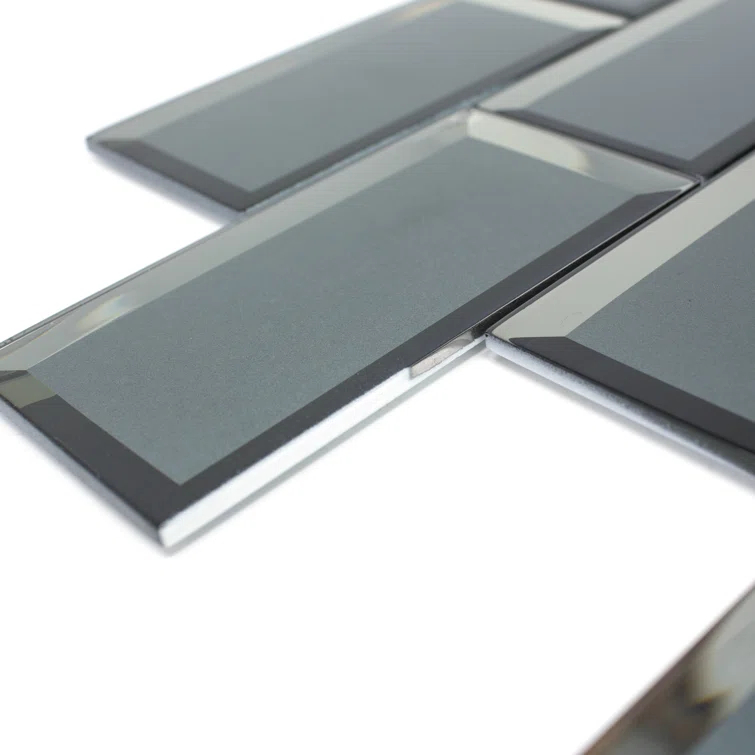 Reflection 3" x 6" Glass Mosaic Wall Tile